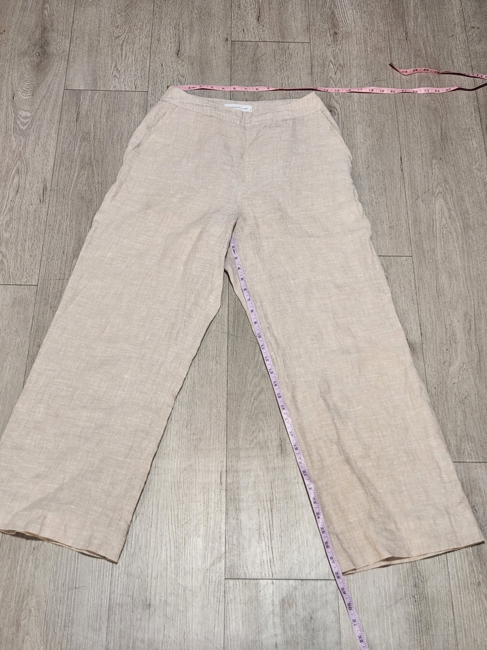 Assembly Label Natural Linen Trousers AU8/US4